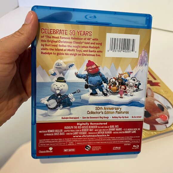 Rudolph The Red-Nosed Reindeer 50th Anniversary Collectors Ed Blu Ray Movie 2014 - Picture 6 of 10